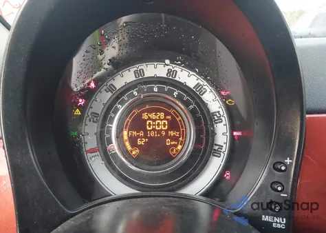 2012 Fiat 500 Pop из США, поврежденный, VIN 3C3CFFAR3CT343571